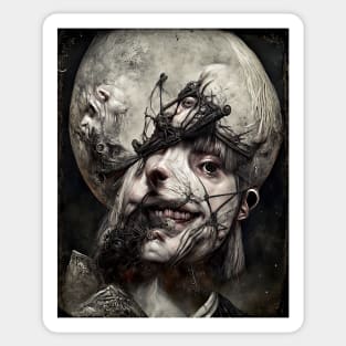 Horror Portrait #9 Sticker